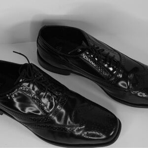 Nunn Bush Men's Black Leather Oxford Ashton Shoes size 14M